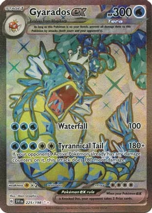 Gyarados ex - 225/198 — SV01: Scarlet & Violet Base Set Pokémon TCG card by 5ban Graphics