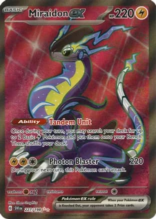 Miraidon ex - 227/198 — SV01: Scarlet & Violet Base Set Pokémon TCG card by 5ban Graphics