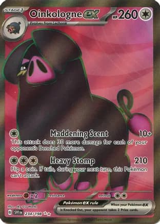 Oinkologne ex - 234/198 — SV01: Scarlet & Violet Base Set Pokémon TCG card by aky CG Works