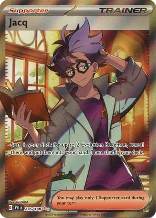 Jacq - 236/198 — SV01: Scarlet & Violet Base Set Pokémon TCG card by GIDORA