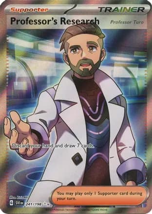 Professor's Research [Professor Turo] - 241/198 — SV01: Scarlet & Violet Base Set
