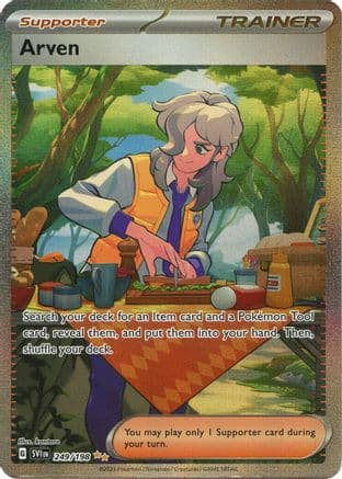 Arven - 249/198 — SV01: Scarlet & Violet Base Set Pokémon TCG card by kantaro