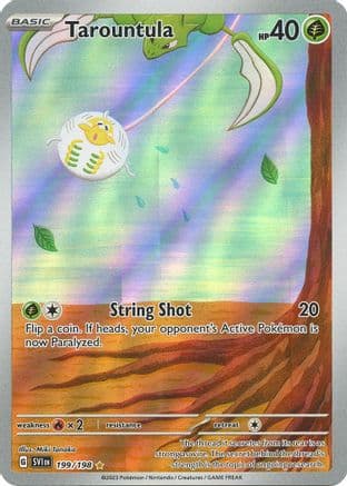 Tarountula - 199/198 — SV01: Scarlet & Violet Base Set Pokémon TCG card by Miki Tanaka