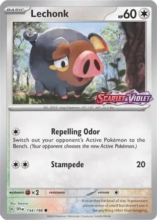 Lechonk - 154/198 (Store Promo) — Miscellaneous Cards & Products