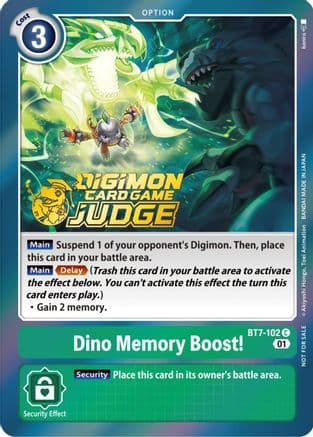 Dino Memory Boost! (Judge Pack 3) — Next Adventure