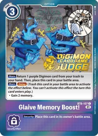 Glaive Memory Boost! (Judge Pack 3) — Double Diamond