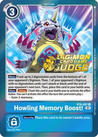 Howling Memory Boost! (Judge Pack 3) — Double Diamond