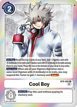 Cool Boy (Event Pack 4) — X Record Digimon Card Game card by Kenji Watanabe