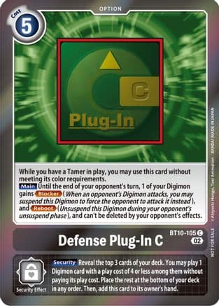 Defense Plug-In C (Event Pack 4) — Xros Encounter