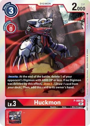Huckmon - P-066 (Limited Card Pack) — Digimon Promotion Cards