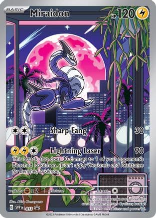 Miraidon - 013 — SV: Scarlet & Violet Promo Cards Pokémon TCG card by Akira Komayama