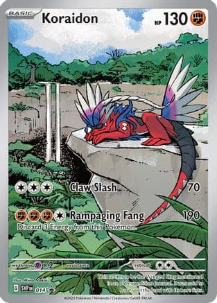 Koraidon - 014 — SV: Scarlet & Violet Promo Cards Pokémon TCG card by Mina Nakai