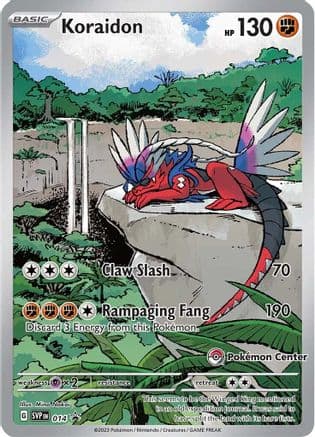Koraidon - 014 (Pokemon Center Exclusive) — SV: Scarlet & Violet Promo Cards Pokémon TCG card by Miroslav Šejić