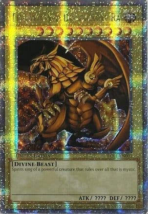 The Winged Dragon of Ra (Quarter Century Secret Rare) — Yu-Gi-Oh! card
