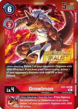 Growlmon (2023 Regionals Finalist) — Digital Hazard