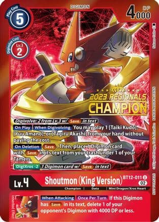 Shoutmon (King Version) (2023 Regionals Champion) — Across Time