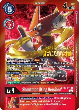 Shoutmon (King Version) (2023 Regionals Finalist) — Across Time
