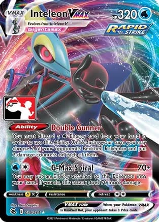 Inteleon VMAX - 079/264 — Prize Pack Series Cards