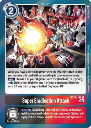 Super Eradication Attack — Across Time