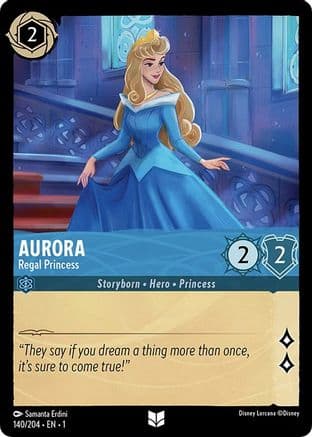Aurora - Regal Princess — The First Chapter Disney Lorcana card by Samanta Erdini