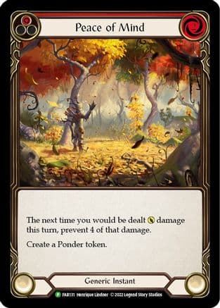 Peace of Mind - FAB131 — Flesh and Blood: Promo Cards