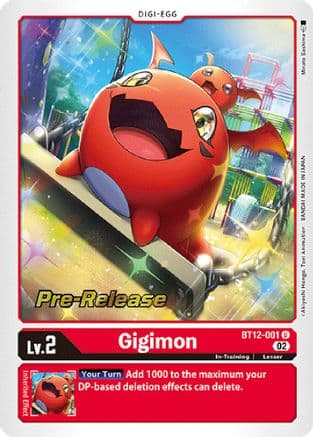 Gigimon — Across Time Pre-Release Cards