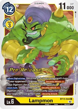 Lampmon — Across Time Pre-Release Cards