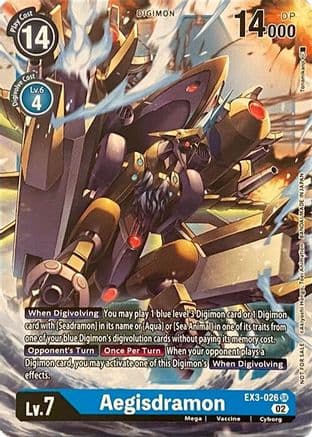 Aegisdramon — Revision Pack Cards Digimon Card Game card by Tonamikanji