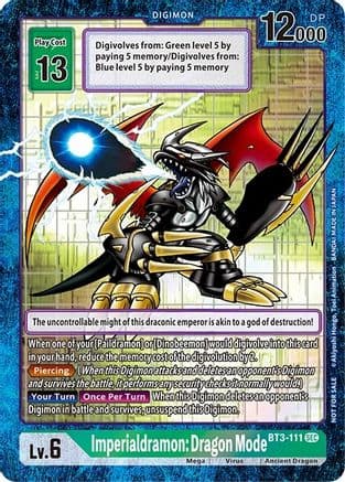 Imperialdramon Dragon Mode (Secret Rare) — Revision Pack Cards Digimon Card Game card by Akiyoshi Hongo, Toei Animation