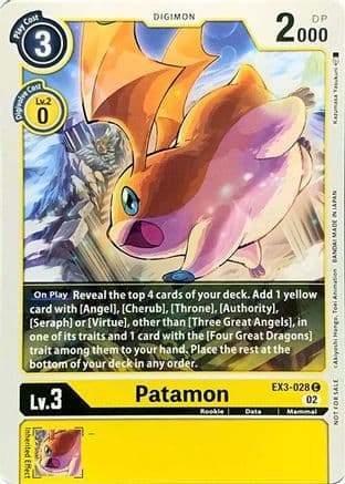 Patamon — Revision Pack Cards Digimon Card Game card by Kazumasa Yasukuni