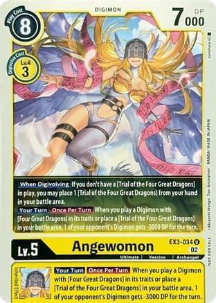 Angewomon — Revision Pack Cards Digimon Card Game card by sunohara