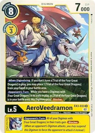 AeroVeedramon — Revision Pack Cards Digimon Card Game card by Akiyoshi Hongo, Toei Animation