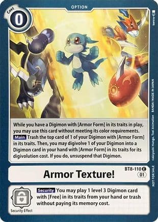 Armor Texture! — Revision Pack Cards Digimon Card Game card by banira