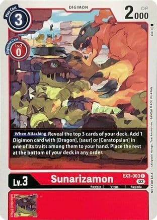 Sunarizamon — Revision Pack Cards Digimon Card Game card by koki