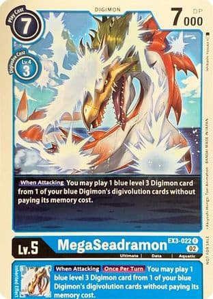 MegaSeadramon — Revision Pack Cards Digimon Card Game card by Ishibashi Yosuke