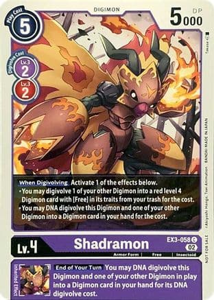 Shadramon — Revision Pack Cards Digimon Card Game card by Takase