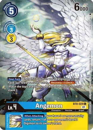 Angemon (Official Tournament Pack Vol.9) — New Awakening Digimon Card Game card by Kenji Watanabe