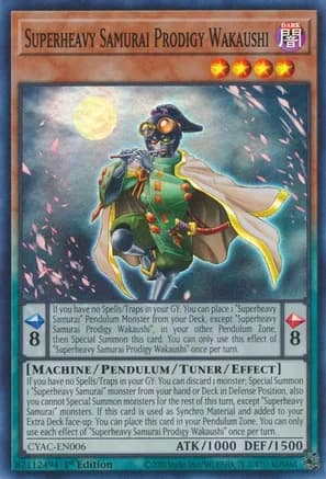 Superheavy Samurai Prodigy Wakaushi — Cyberstorm Access