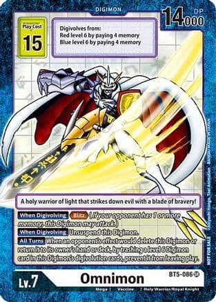 Omnimon (Across Time Box Promo) — Digimon Card Game card