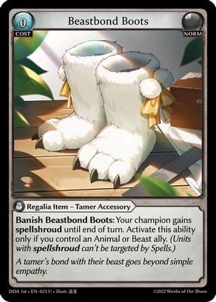 Beastbond Boots — Dawn of Ashes 1st Edition