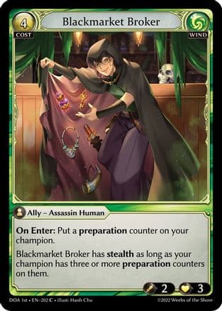 Blackmarket Broker — Dawn of Ashes 1st Edition