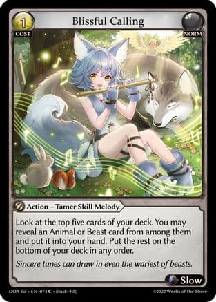 Blissful Calling — Dawn of Ashes 1st Edition