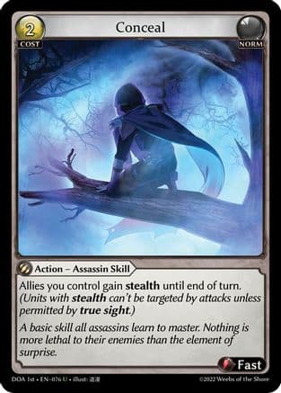 Conceal — Dawn of Ashes 1st Edition