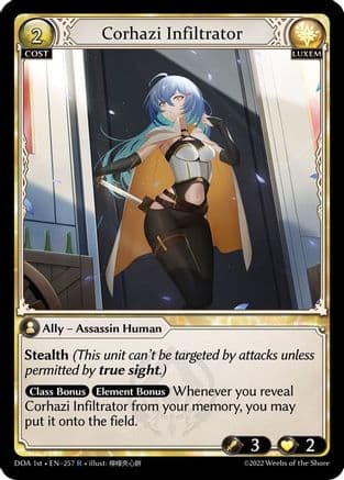 Corhazi Infiltrator — Dawn of Ashes 1st Edition