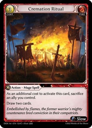 Cremation Ritual — Dawn of Ashes 1st Edition