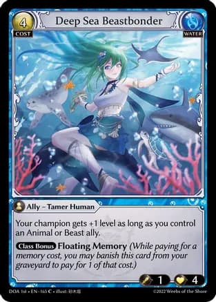 Deep Sea Beastbonder — Dawn of Ashes 1st Edition