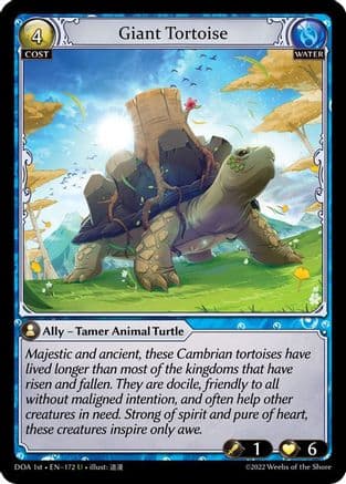 Giant Tortoise — Dawn of Ashes 1st Edition