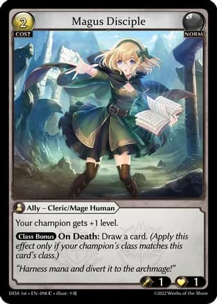 Magus Disciple — Dawn of Ashes 1st Edition