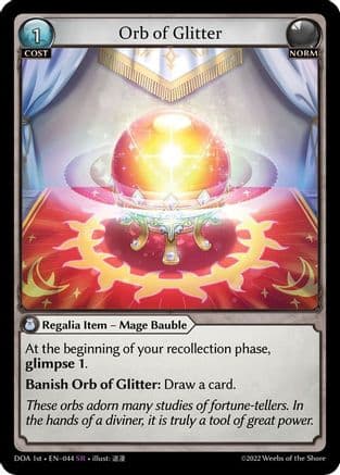 Orb of Glitter — Dawn of Ashes 1st Edition