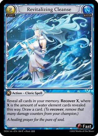 Revitalizing Cleanse — Dawn of Ashes 1st Edition